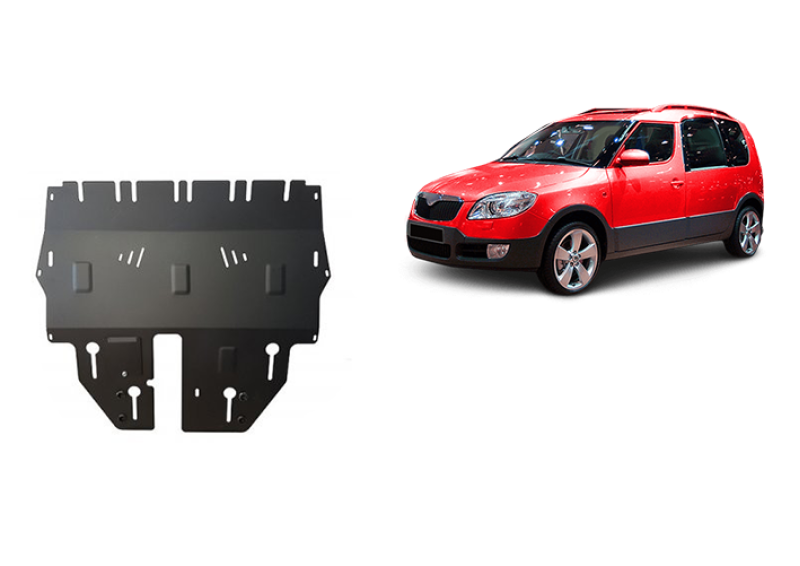 Plieninė variklio apsauga Skoda Roomster (2006-2015)