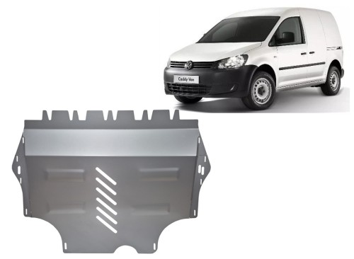 Aliumininė variklio apsauga VW Caddy (su Webasto) (2011-2020) Aliumininė variklio apsauga VW Caddy (su Webasto) (2011-2020)