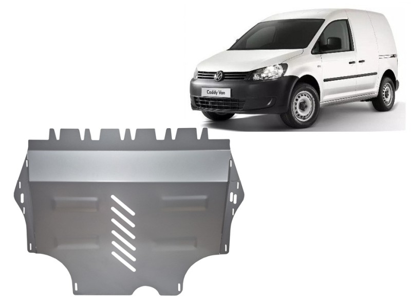 Aliumininė variklio apsauga VW Caddy (su Webasto) (2011-2020)