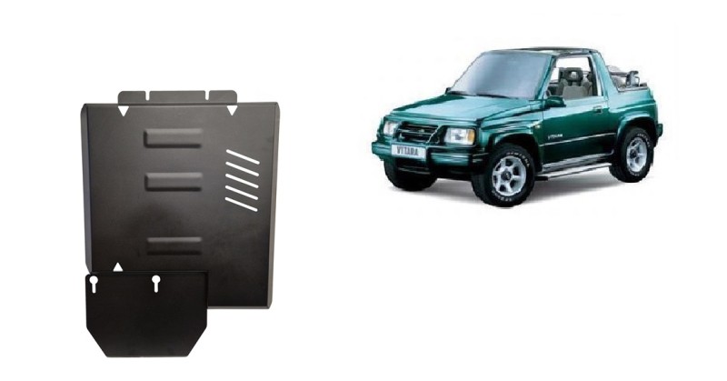 Plieninė pavarų dėžės apsauga Suzuki Vitara 2.0 (1988-1999)