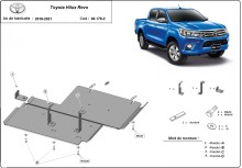 Aliumininė diferencialo apsauga Toyota Hilux Revo (2016-2026)
