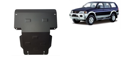 Plieninė variklio apsauga Mitsubishi Pajero Sport 1 (1998-2007)