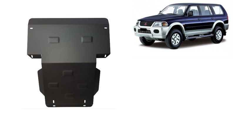Plieninė variklio apsauga Mitsubishi Pajero Sport 1 (1998-2007)