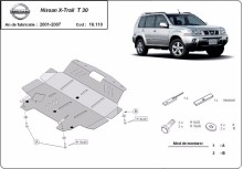 Plieninė variklio apsauga Nissan X-Trail T30 (2001-2007)