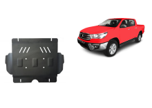 Plieninė variklio apsauga Toyota Hilux Invincible (2021-2026)