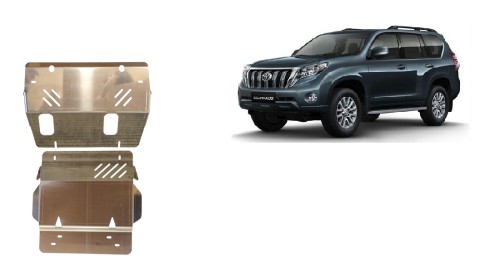Aliumininė variklio apsauga Toyota Land Cruiser 150 (2009-2023)
