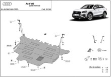 Plieninė variklio apsauga Audi Q2 - manual (2021-2026)