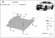 Aliumininė reduktoriaus apsauga Volkswagen Amarok (2023-2026)