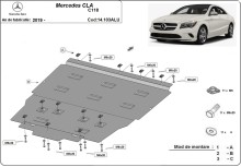 Stalowa Osłona pod silnik aluminium Mercedes CLA (2019-2026)
