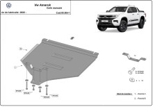 Plieninė mechaninės pavarų dėžės apsauga Volkswagen Amarok (2022-2026)