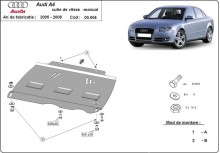 Plieninė mechaninės pavarų dėžės apsauga Audi A4 B7 (2005-2008)