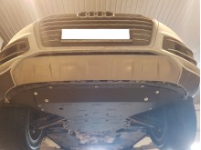 Plieninė pavarų dėžės apsauga Audi Q7 (2015-2026)
