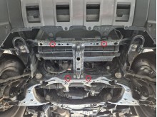 Aliumininė radiatoriaus apsauga Toyota Land Cruiser 250 (2024-2026)