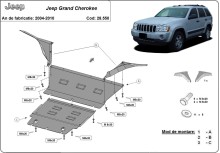 Plieninė variklio apsauga Jeep Grand Cherokee (2004-2010)
