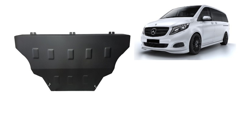 Plieninė variklio apsauga Mercedes Viano W447, 4x2, 1.6 D (2014-2026)