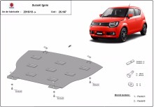 Plieninė variklio apsauga Suzuki Ignis (2016-2026)