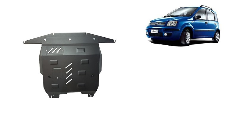 Plieninė variklio apsauga Fiat Panda (2003-2012)