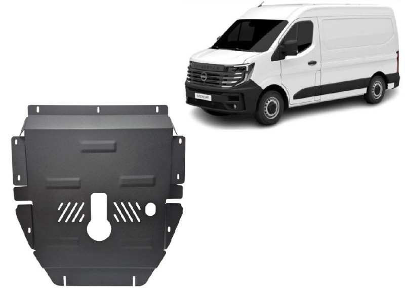 Plieninė variklio apsauga Nissan Interstar (2024-2026)
