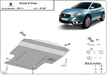 Plieninė variklio apsauga Suzuki S-Cross (2013-2021)