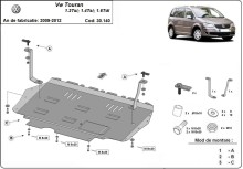 Plieninė variklio apsauga Volkswagen Touran (2010-2015)