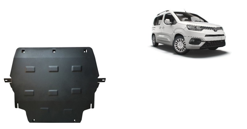 Plieninė variklio apsauga Toyota Proace City (2020-2026)