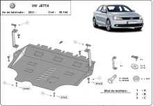 Plieninė variklio apsauga Volkswagen VW Jetta (2011-2026)