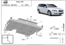 Plieninė variklio apsauga Volvo V70 (2007-2016)