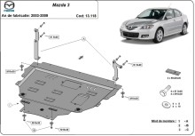 Plieninė variklio apsauga Mazda 3 (2003-2009)