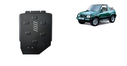 Plieninė pavarų dėžės apsauga Suzuki Vitara (1988-1999) Plieninė pavarų dėžės apsauga Suzuki Vitara (1988-1999)