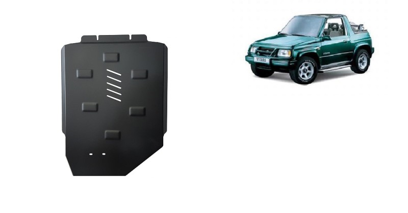 Plieninė pavarų dėžės apsauga Suzuki Vitara (1988-1999)