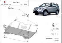 Plieninė variklio apsauga Suzuki Ignis (2001-2016)