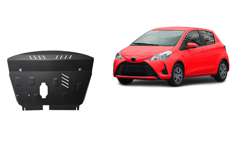 Plieninė variklio apsauga Toyota Yaris (2011-2020)