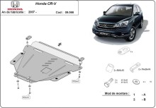 Plieninė variklio apsauga Honda CR-V (2007-2016)