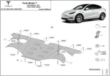 Aliumininė elektros variklio apsauga Tesla Model Y (2020-2023)