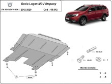 Plieninė variklio apsauga Dacia Logan MCV Stepway (2012-2020)