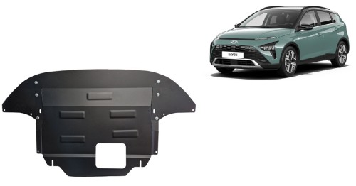 Plieninė variklio apsauga Hyundai Bayon (2021-2026)