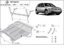 Plieninė variklio apsauga VW Golf 4 (1998-2006)