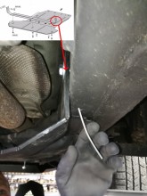 Plieninė pavarų dėžės ir reduktoriaus apsauga Volkswagen Amarok (2010-2022)
