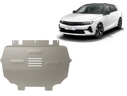 Aliumininė variklio apsauga Opel Astra L (2021-2026) Aliumininė variklio apsauga Opel Astra L (2021-2026)