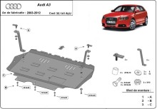 Aliumininė variklio apsauga Audi A3 (2003-2012)