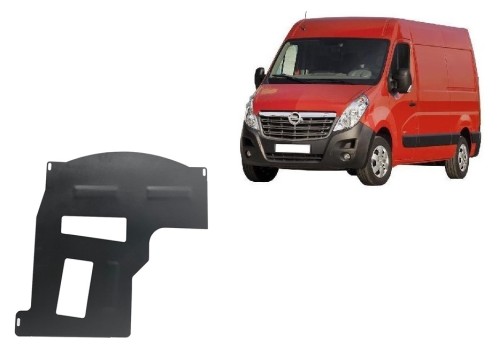 Plieninė katalizatoriaus apsauga Opel Movano (2010-2021)
