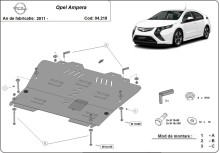 Plieninė variklio apsauga Opel Ampera (2011-2019)