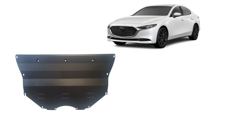 Plieninė variklio apsauga Mazda 3 (2019-2026)