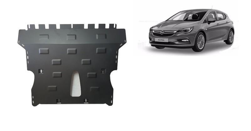 Plieninė variklio apsauga Opel Astra K (2015-2021)