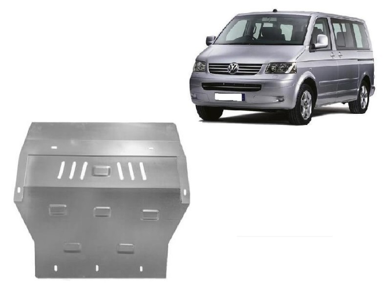Plieninė cinkuota variklio apsauga Volkswagen Transporter T5 Caravelle (2003-2015)