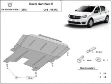 Plieninė variklio apsauga Dacia Sandero 2 (2012-2020)