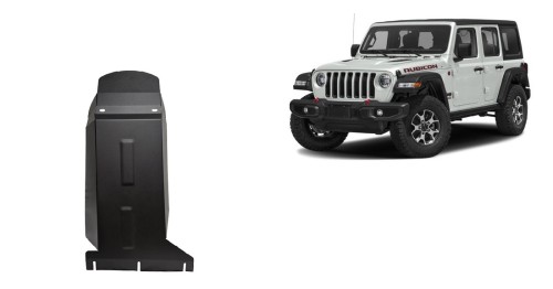 Plieninė variklio apsauga Jeep Wrangler - JL (2017-2026)