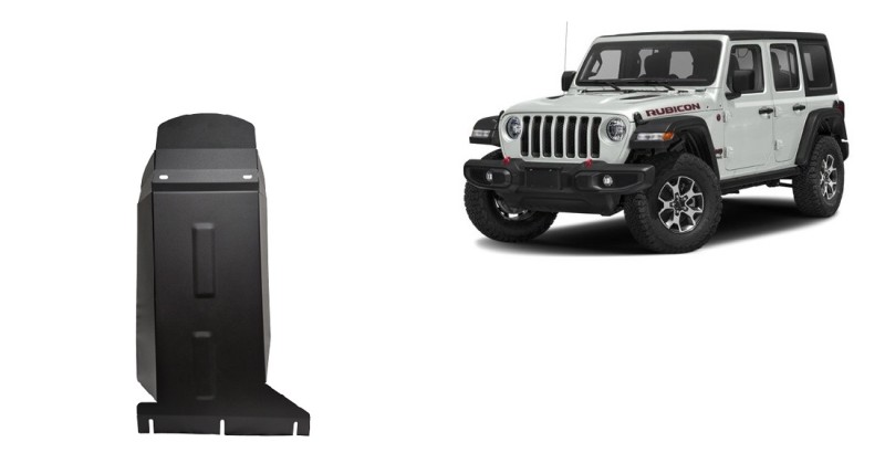 Plieninė variklio apsauga Jeep Wrangler - JL (2017-2026)