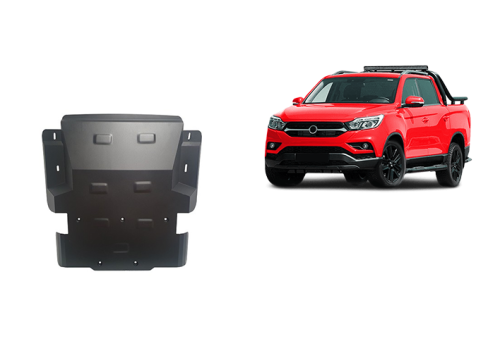 Plieninė variklio apsauga Ssangyong Musso Grand (2018-2026)