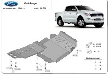 Plieninė variklio apsauga Ford Ranger (2010-2023)